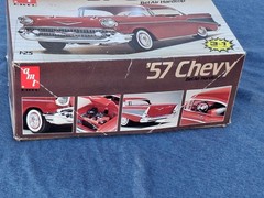 1/25 Scale Partially Built AMT 1957 Chevrolet Bel Air Hardtop Chevy -Older Issue