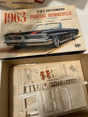Lot Of 2 Vintage 1963 Palmer Plastics Model Car Kits As Is See Photos