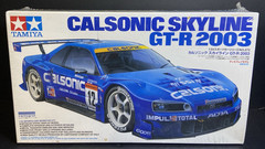 2004 Vintage TAMIYA 1/24 CALSONIC SKYLINE GT−R 2003 Plastic Model Factory Sealed