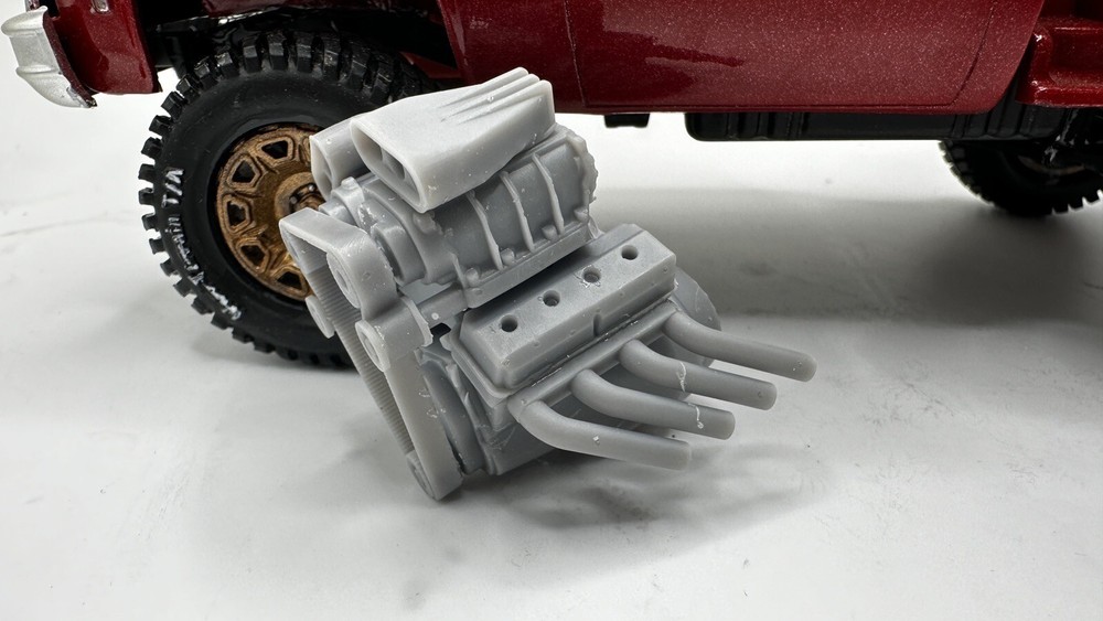 Wide Dual Supercharged engine Easy Build