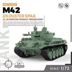 SSMODEL SS72538 1/72 25mm Military Model Kit US M42 Duster SPAA