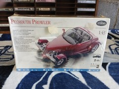 Model Testors Plymouth Prowler 1:43 Scale Metal Kit Sealed Box 1998 Skill Lvl 2