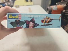 E3 Magnum PI Revell TC’s Chopper moidel kit UNUSED 1981