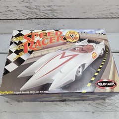Polar Lights Speed Racer Mach 5 Race Car Model Kit 2000 Snap Together Unpainted