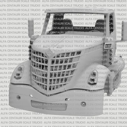 1/25th 3d printed 2021 International Lonestar day cab kit by Alpha Centauri