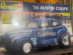 Vintage rare Revell 1:25 Gas ’50 Austin Coupe Model Kit #85-7120