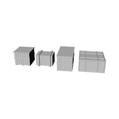 Yao’s Studio LYT144021 1/144 Crate For Model Railroads Display