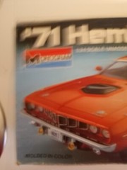 1982 Monogram 1971 Hemi Cuda 1/2 partially built missing parts