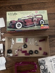 Vtg 1964 Monogram LI’L COFFIN Custom Show Rod | 1/24 Scale Model Car Kit PC94