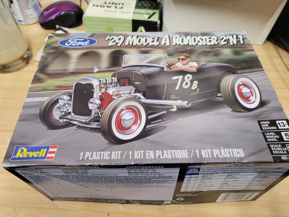 Revell 14463 Model A Ford Roadster Plastic Model Kit