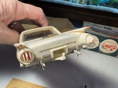 Vintage AMT 1961 Plastic Model Styline Kit Ford Thunderbird T-Bird Built Custom