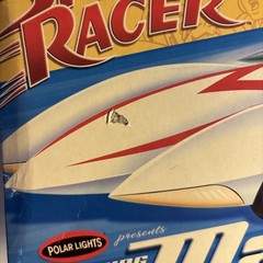 Polar Lights All Plastic Snap Model Kit Speed Racer the Amazing Mach 5