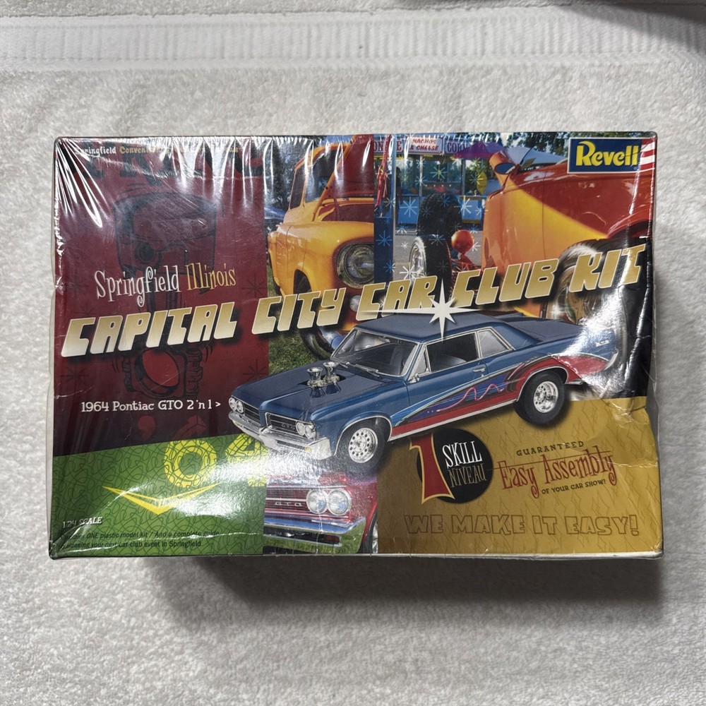 Revell “Illinois Capital City Car Club” 1964 ’64 Pontiac GTO 1:24 Sealed