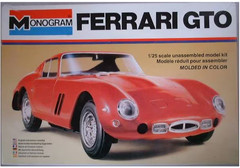 Monogram 2244 Ferrari GTO Parts Kit Bash Chassis with Part for Suspension