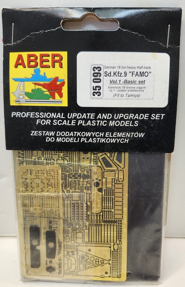 ABER 1/35 PE Upgrade Set 35 093 Vol.1 German FAMO Sd.Kfz.9 WWII Heavy Half-Track