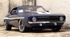 Classic 1969 69 Camaro Chevy Chevrolet Built 1 Vintage Drag Race 24 Car Model 12