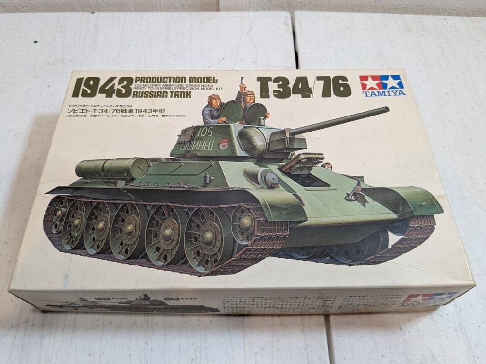 Tamiya 159-700 – T34/76 Model Tank Kit – 1/35 Scale
