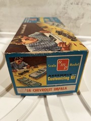 Vintage SMP ’58 Chevy Impala Built Model Kit With Box