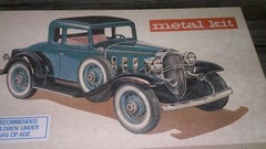 Hubley Metal model car kit 1932 Chevrolet Coupe No. 4869 w/ instructions Z125
