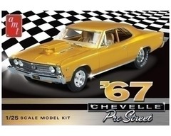AMT ~ general hobby plastic models 1/25 1967 Chevy Chevelle Pro Street AMT876