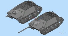 3D printing 1/72/35 Jagdpanzer 38(D) Hetzer‌‌/280mm mortar /38K light tank model