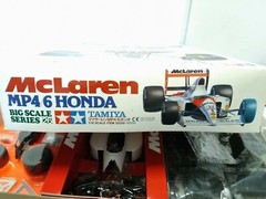 w/Detail Book TAMIYA 1/12 McLaren Honda MP4/6 Model Kit Ayrton Senna 12028