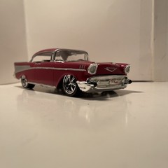 1957 Chevy Hardtop built model cars 1/25