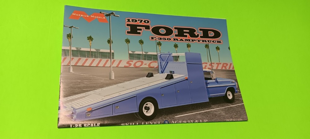 Instruction Sheet 1970 Ford F150 F250 F350 Ramp Truck Moebius 1/25