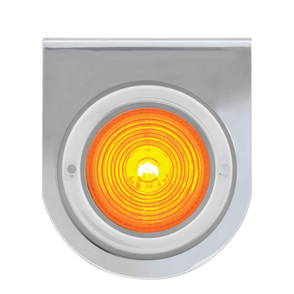 Gg Grand General 86292 L Bracket 2 Inches Amber Marker Rim Without Visor