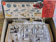 SUPER RARE! *ORIGINAL VINTAGE SMP AMT 1960 CHEVY CORVETTE HARDTOP KIT *COMPLETE!