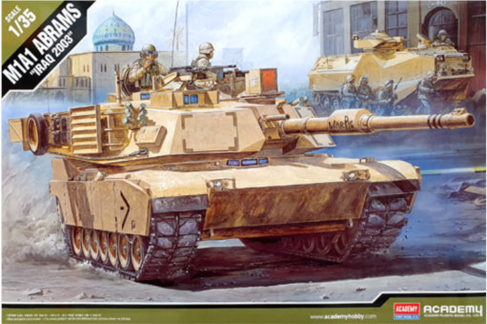 1/35 M1A1 ABRAMS “IRAQ 2003” US Army Tank Plastic Model Kit #13202 ACADEMY