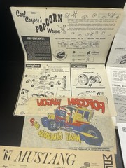 Vintage Monogram Model Kit Instructions Popcorn Eliminator Vanbulance More