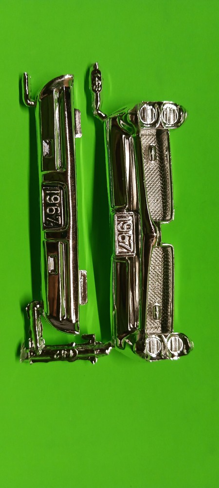 67 1967 GTO Pontiac 1/25 MPC Chrome Grille Front Rear Bumper Dated Model Car