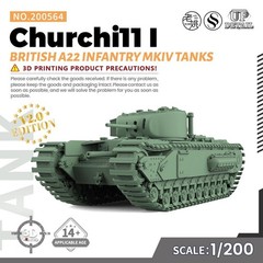 Military Model Kit British A22 Infantry MKIV Churchill I Tanks