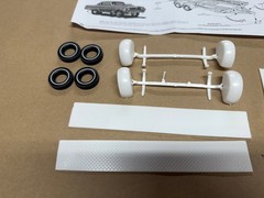 AMT Double Axle Car Trailer Cal Combo Drag Set 1/25 Scale Race Hauler BRAND NEW