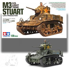 TAMIYA 37026 1/35 M3 STUART (LATE PRODUCTION) U.S. LIGHT TANK MODEL KIT