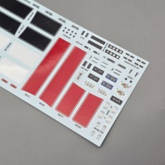 MPC 1/25 1979 79 Chevy Nova Parts Kitbash Decal Sheet