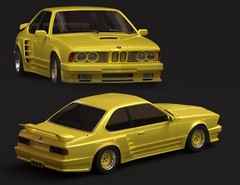 1:18 BMW E24 M635 CSI Gemballa Style Transkit for 635 Solido Minichamps Anson
