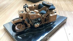 Award Winner Built Schuco Diecast 1/10 BMW R75 Motorcyle Sidecar DAK+Rebuilt