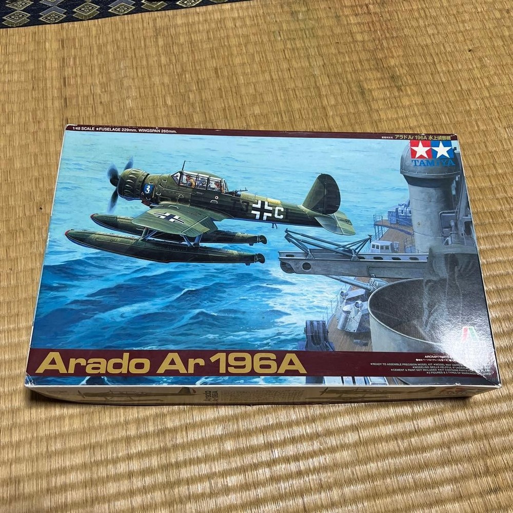 Tamiya Arado Ar 196A Aircraft 1/48 Plastic Model Kit Authentic
