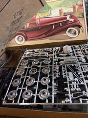 4 Johan 1/25 Kits 31 Cady, 35 Mercedes, 31 Teddy Fleetwood, Chrysler Turbine Car
