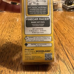 Pinecar Basic Car Kit PIN370 Pinewood Derby & Accys