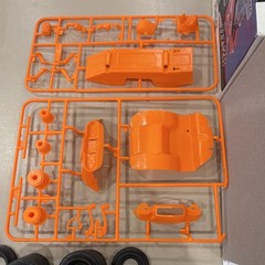 Revell Old School Deal’s Wheels ZZZZZZZ-28 Plastic Unassembled Kit Orange Decals