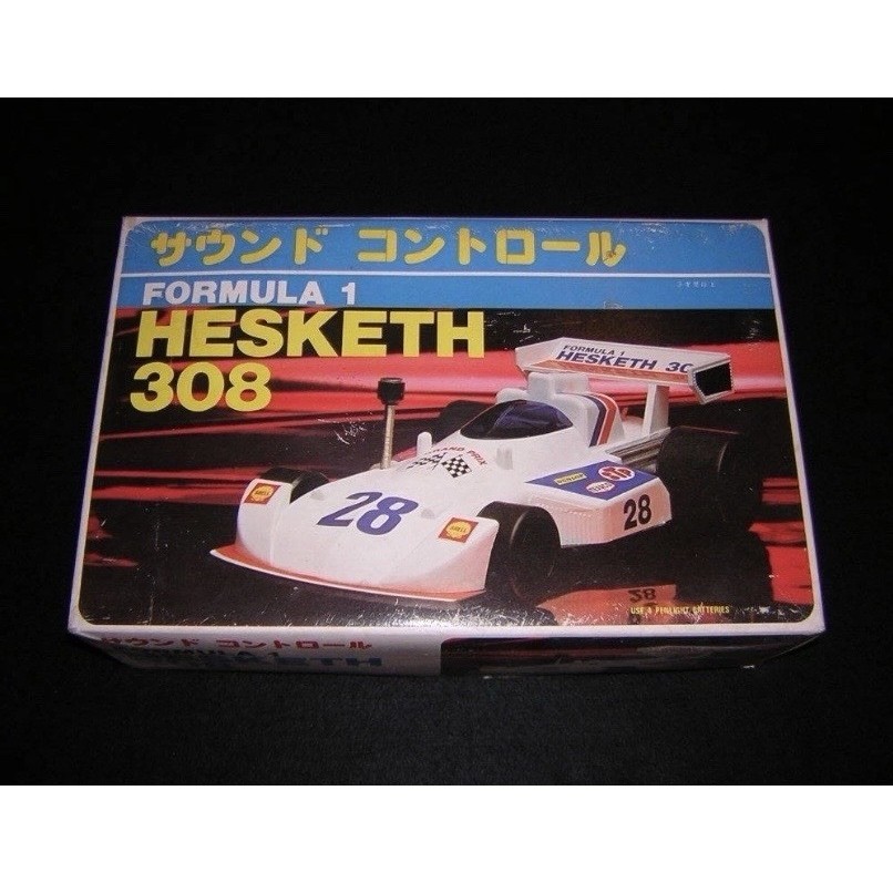 Sonic Control Formula 1 Hesketh 308 Plastic Model Kit White Racing Car MPN 2763