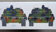 TAMIYA 1/35 SCALE LEOPARD 2 A6 MAIN BATTLE TANK “UKRAINE” MODEL KIT # 25207 F/S