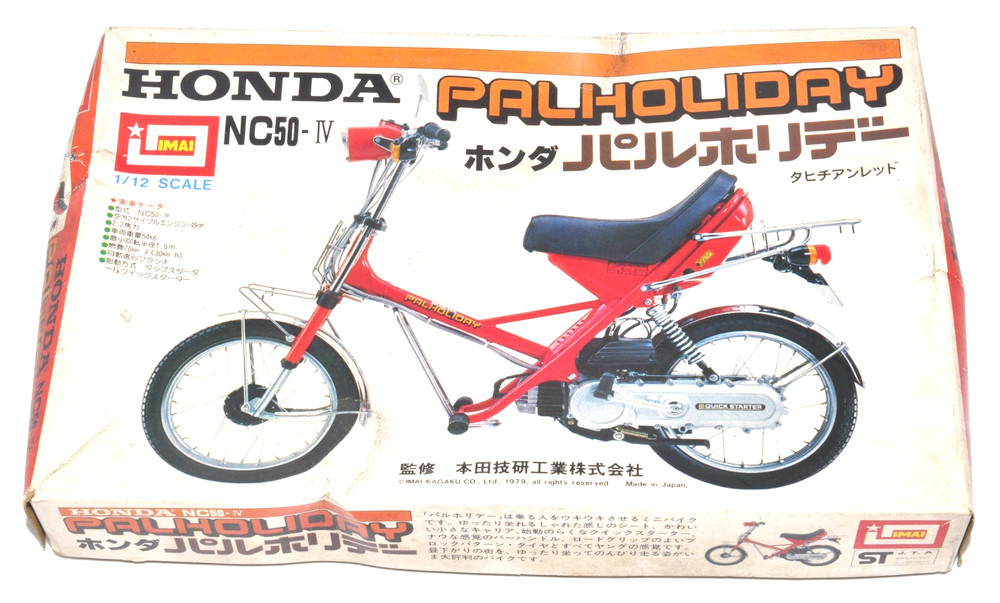 IMAI 1/12 Honda Pal Holiday NC50-IV Tahitian Red Vintage Model Kit Japan New