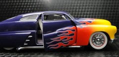 1950 Mercury Merc Hot Rod Classic Car Race Custom Chopped Dragster Carousel YELO