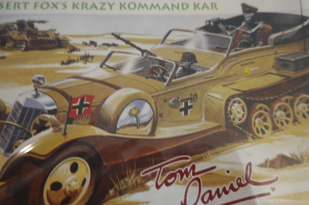 MONOGRAM:1/24, Tom Daniel. “ROMMEL’S ROD” Krazy Kommad Car. #4260, New, Sealed.