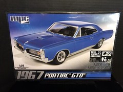 MPC 710L/12 1967 PONTIAC GTO MODEL KIT-NIB-1:25 SCALE