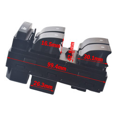 Driver Side Power Master Window Switch for 2007-2013 Chevrolet Silverado 1500 25